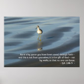 Ephesians 2:8 & 9 Poster (Vorne)