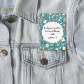 Ephesians 2:8 Christian Button (Insitu)