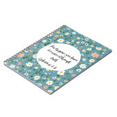 Ephesians 2:8 Christian Spiral Photo Notebook Notizblock (Linke Seite)