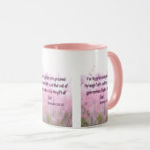 Ephesians 2:8 KJV Bibelschrift Pic Zwei-Tone-Tasse Tasse (VorderseiteRechts)