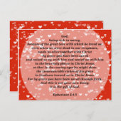 Ephesians 2 Gerettet durch Grace Postcard Postkarte (Vorne/Hinten)