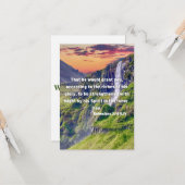 Ephesians 3:16 KJV Bible Verse Pic Flat Gruß Karte (Vorderseite/Rückseite Beispiel)