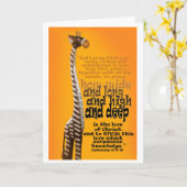 Ephesians 3:17 - 19 karte (Gelbe Blume)