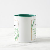 Ephesians 3:17 Sie sind gewurzelt personalisierte Tasse (Zentrum)