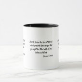 Ephesians 3:19 KJV Bibelschrift Zwei-Tone-Tasse Tasse (Zentrum)