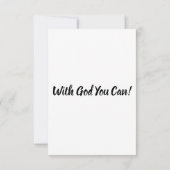 Ephesians 3:19 KJV Bible Scripture Gruß Karte (Rückseite)