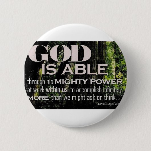 Ephesians 3:20 button (Vorderseite)