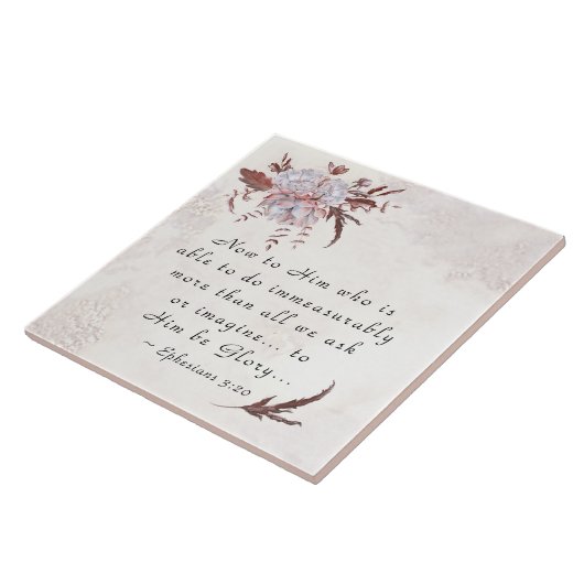 Ephesians 3:20 Ihm, der mehr tun kann Fliese (Seite)