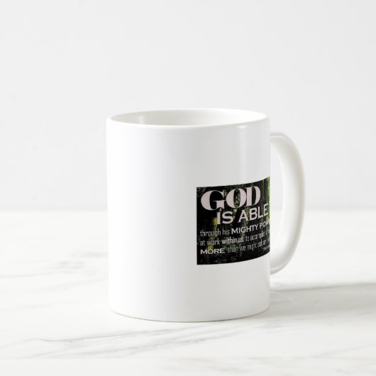 Ephesians 3:20 kaffeetasse (VorderseiteRechts)