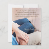 Ephesians 4:2-3 Happy-Jubiläumskarte Mitteilungskarte (Vorderseite)