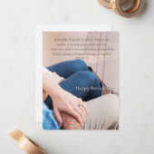 Ephesians 4:2-3 Happy-Jubiläumskarte Mitteilungskarte (Vorderseite/Rückseite Beispiel)