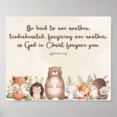 Ephesians 4:32 Nursery Wall Art Poster Print (Vorne)