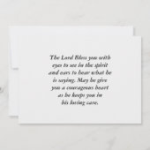 Ephesians 4:7 Grace erhält Bible Flat Card (Rückseite)