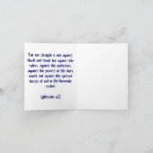 Ephesians 6:12 karte (Innenseite)