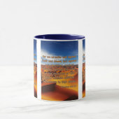 Ephesians 6:12 KJV Bible Verse Pic Two-Tone Tasse (Zentrum)