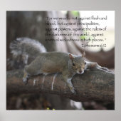 Ephesians 6:12 Poster drucken (Vorne)