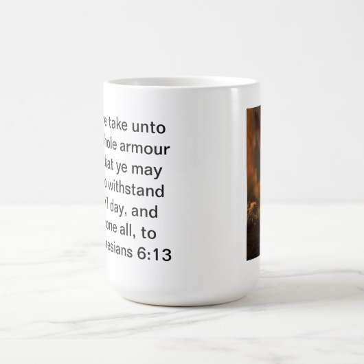 Ephesians 6:13 kaffeetasse (Mittel)