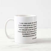 Ephesians Gebet Kaffeetasse (Links)