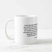 Ephesians Gebet Kaffeetasse (Links)
