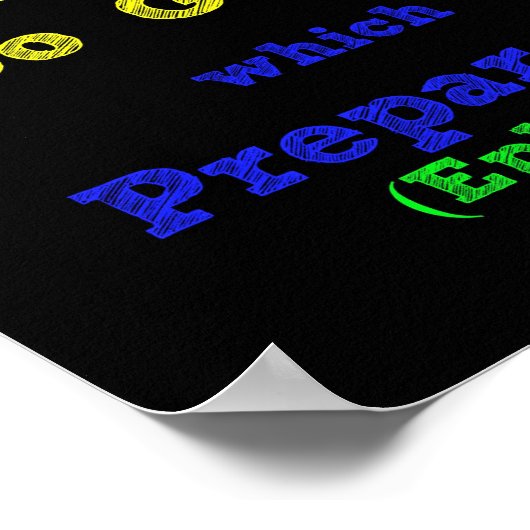 Ephesians Ich bin Gottes Meisterwerk, das in Chris Poster (Ecke)