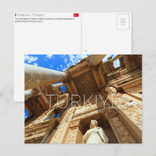 Ephesus, Türkei Reise-Postkarte Postkarte