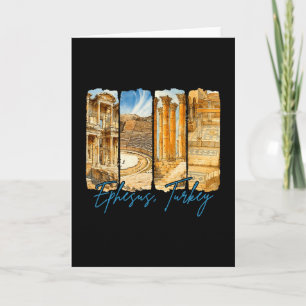 Ephesus Türkei Reisende Reise Pinselstrich Souveni Karte