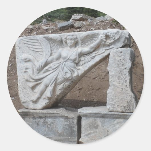 Ephesus, Türkei Runder Aufkleber (Vorderseite)