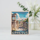 Ephesus, Türkei. Vintage Travel Postkarte (Stehend Vorderseite)