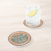 Ephesus Turkey Illustration Travel Art Abzeichen Getränkeuntersetzer (Seite)