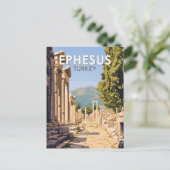 Ephesus Turkey Reisen Art Vintag Postkarte (Stehend Vorderseite)