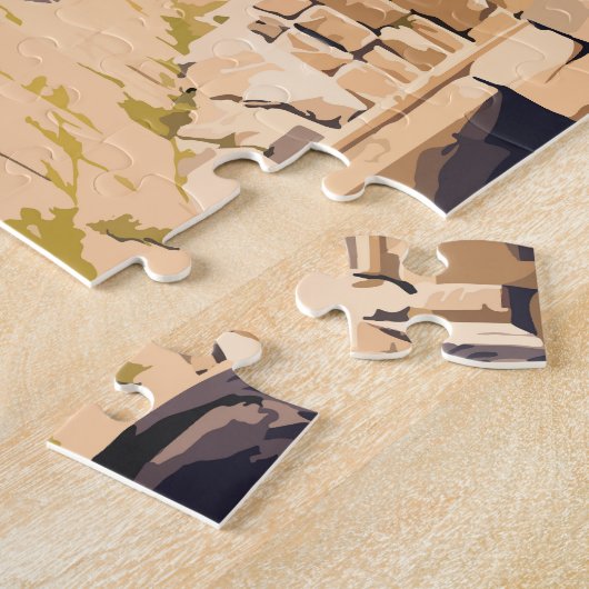 Ephesus Turkey Reisen Art Vintag Puzzle (Seite)