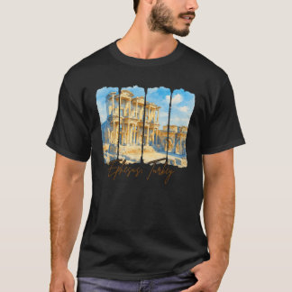 Ephesus Turkey Reisen Pinselstrich Ephesus Souve T-Shirt