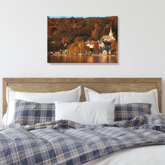 Ephraim, Wisconsin bei Sunset Leinwand Gallery Wra (Insitu (Schlafzimmer))
