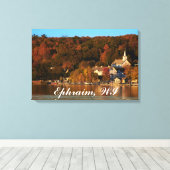 Ephraim, Wisconsin bei Sunset Leinwanddruck (Insitu (Holzboden))