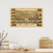 Ephrata, PA Panoramic Map - 1887 Poster (Küche)