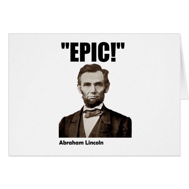 Epic Abraham Lincoln (Vorderseite (Horizontal))