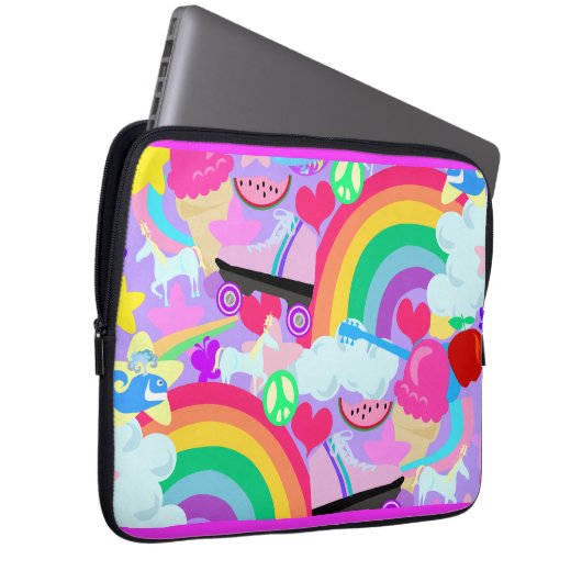 Epic Achtzigers Explosion Laptopschutzhülle (Vorne Rechts)