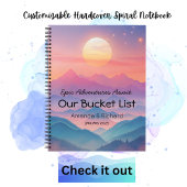 Epic Adventures Bucket List Journal Notizblock
