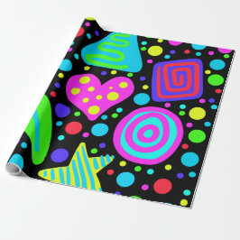 Epic Aighties Design Geschenkpapier