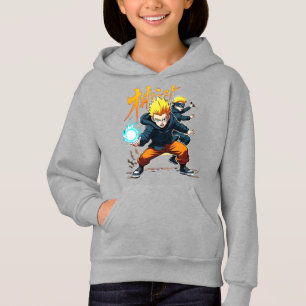 Epic Anime Warrior - Action-Packed Superpower Hoodie