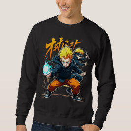 Epic Anime Warrior - Action-Packed Superpower Sweatshirt