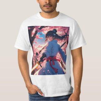 Epic Anime Warrior Graphic T - Shirt