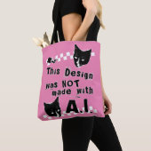 Epic Anti Artificial Intelligence Funny Statement Tasche (Von Nahem)