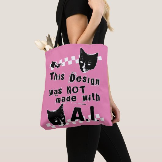 Epic Anti Artificial Intelligence Funny Statement Tasche (Von Nahem)