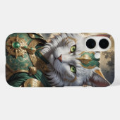 Epic Armored Cat Warrior Case-Mate iPhone Hülle (Rückseite (Horizontal))