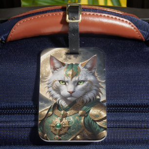 Epic Armored Cat Warrior Gepäckanhänger