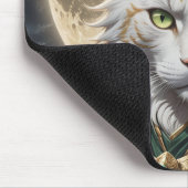 Epic Armored Cat Warrior Mousepad (Ecke)