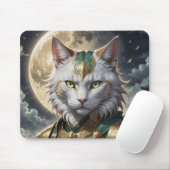 Epic Armored Cat Warrior Mousepad (Mit Mouse)
