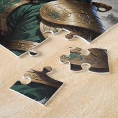 Epic Armored Cat Warrior Puzzle (Seite)