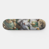 Epic Armored Cat Warrior Skateboard (Horizontal)